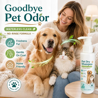 Rinse-Free Pet Shampoo Mousse