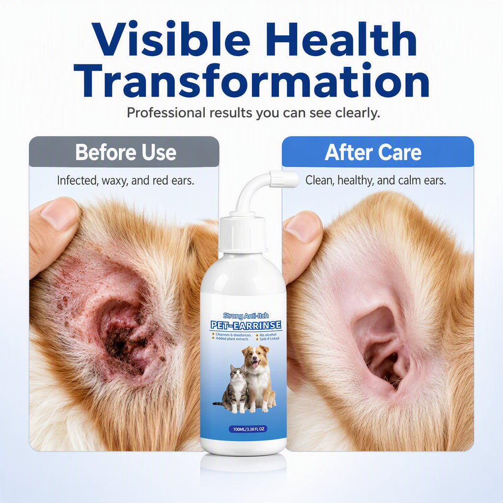 ⏰Pet Ear Cleaner for Dogs & Cats🐶🐱👂