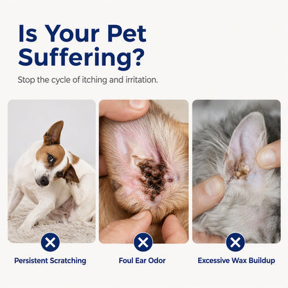⏰Pet Ear Cleaner for Dogs & Cats🐶🐱👂